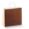 150 Trendbag® Papier-Tragetaschen Toptwist 320 x 140 x 300 Shopper Chocolate